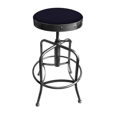 Holland Bar Stool Co Adjustable Stool, Clear Coat Finish, Canter Twilight Seat 910CL002